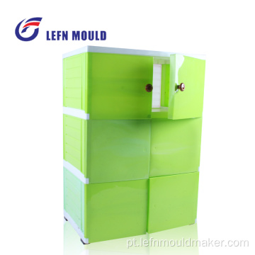 molde de gabinete de armazenamento de injeção de plástico